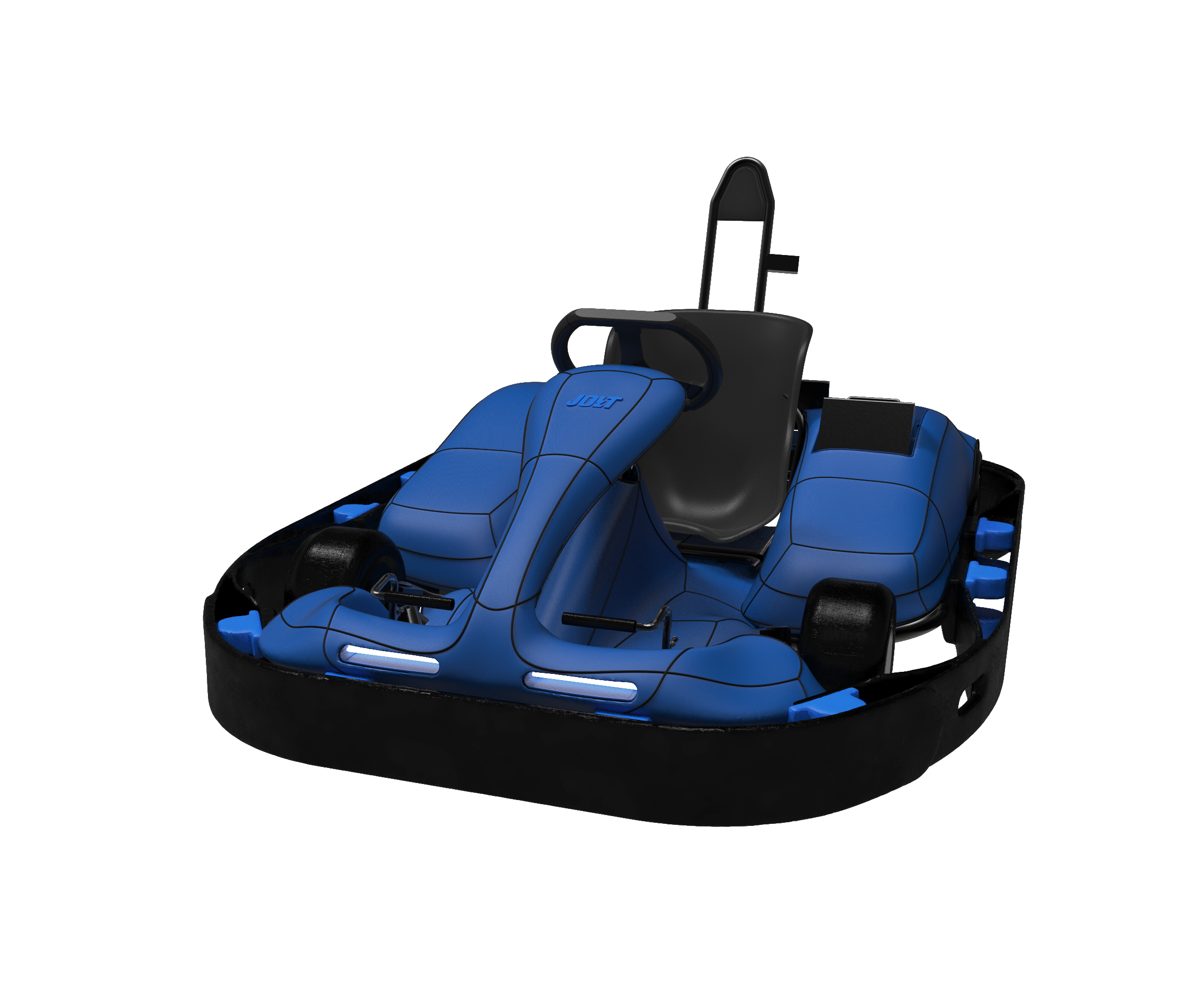 JOLT Electric Go-Kart - Electric Blue