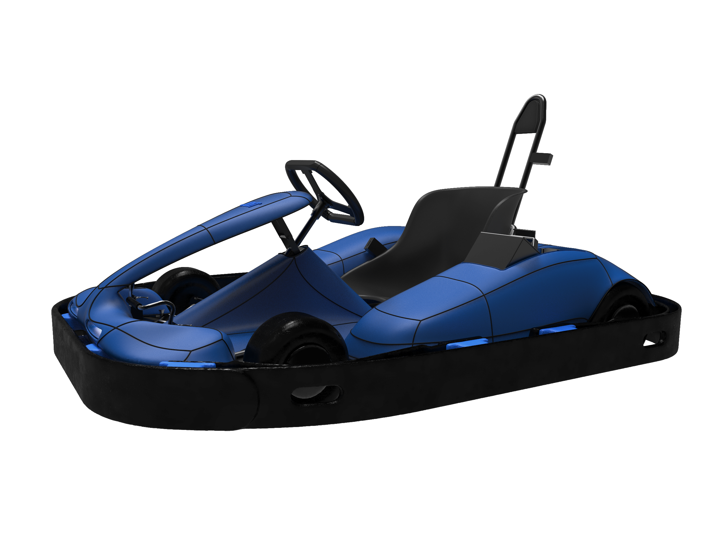JOLT Electric Kart Side View - 100 km/h No Emissions